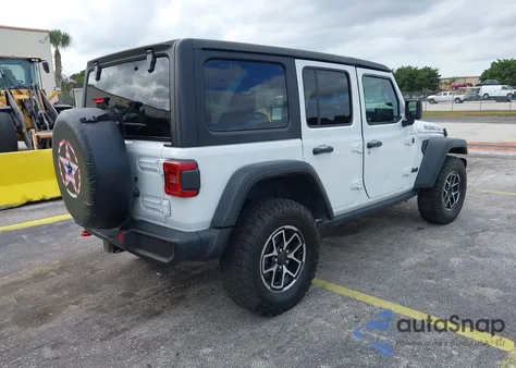 2024 Jeep Wrangler 4-Door Rubicon 4X4 z USA, uszkodzony, nr VIN 1C4PJXFG1RW300794